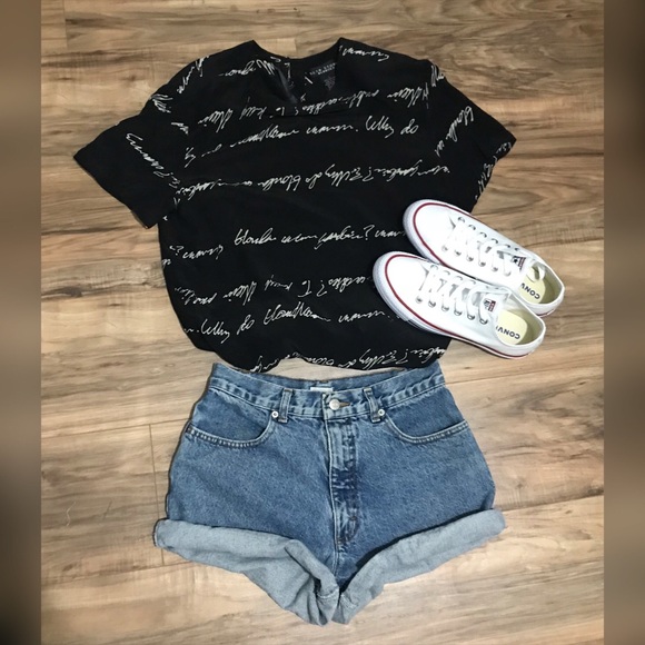 Vintage Pants - Vintage J.Crew High Waist Size 27 Denim Shorts